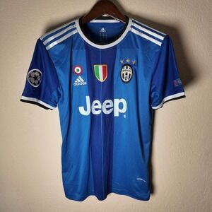 Adidas Juventus Soccer Jersey Blue 2015-16 Football Shirt Medium‎ UEFA Champions